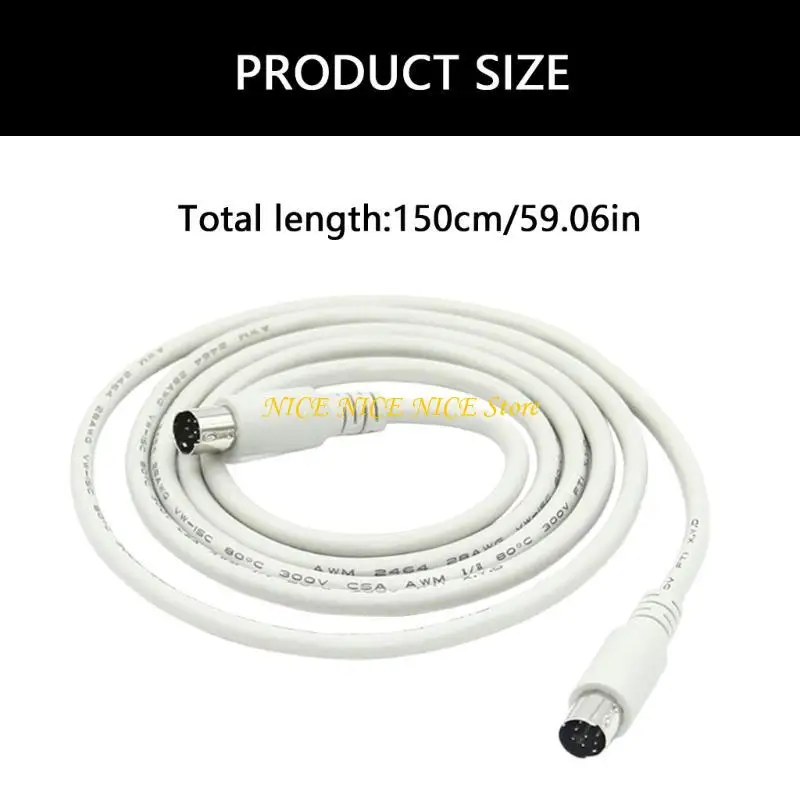 Cavo MIDI MASCHIO MASCHIO BLACO 8pin per trasferimento senza soluzione continuità 8pin midi cavo