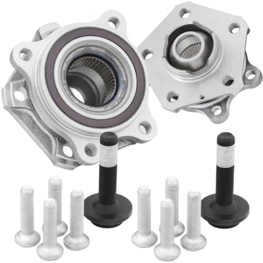 

2-Pack 513433H Front Pre-Pressed Wheel Hub Bearing Assembly Compatible with Audi A5 Quattro A5 Sportback A6 Quattro A7 Sportbac
