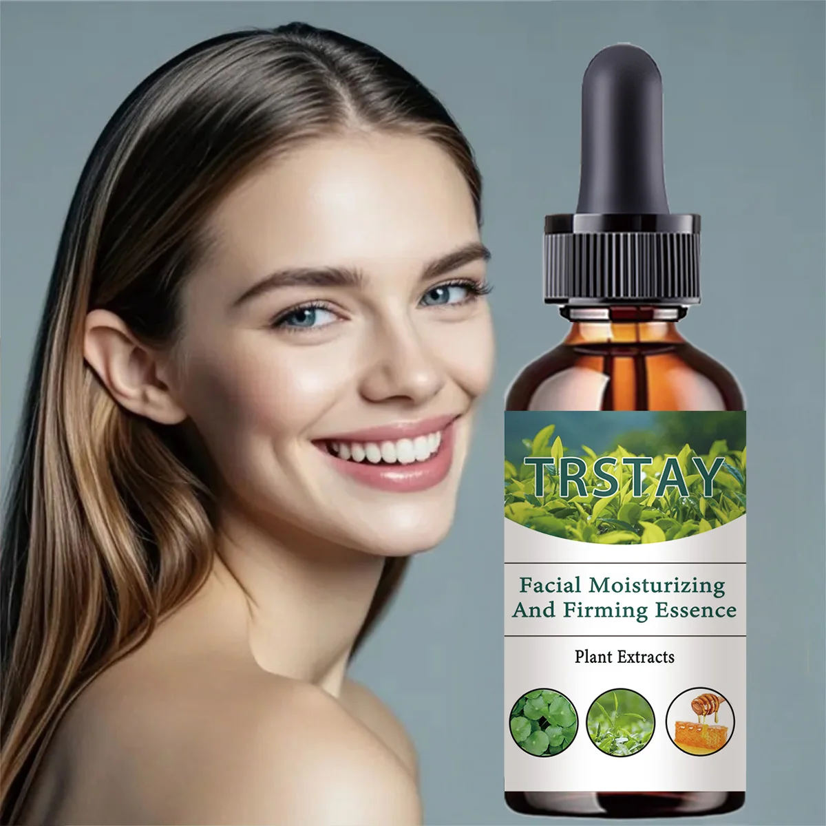 Gezichtshydraterend en verstevigend plantenextract