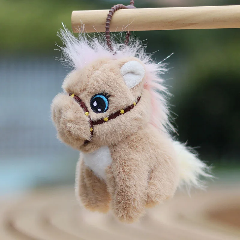 2026 Het Jaar van het Paard Sleutelhanger Feestcadeaus Pluche Paard Sleutelhangers op de Telefoon Nieuwjaar Sleutelhanger voor Tassen Nieuwjaarscadeaus