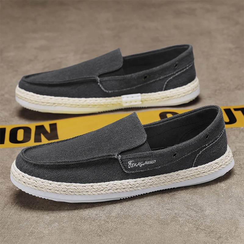 

Мужские дышащие повседневные парусиновые слипоны, удобные лоферы без шнуровки, мягкие Пенни Лоферы для мужчин, легкий цвет, новинка