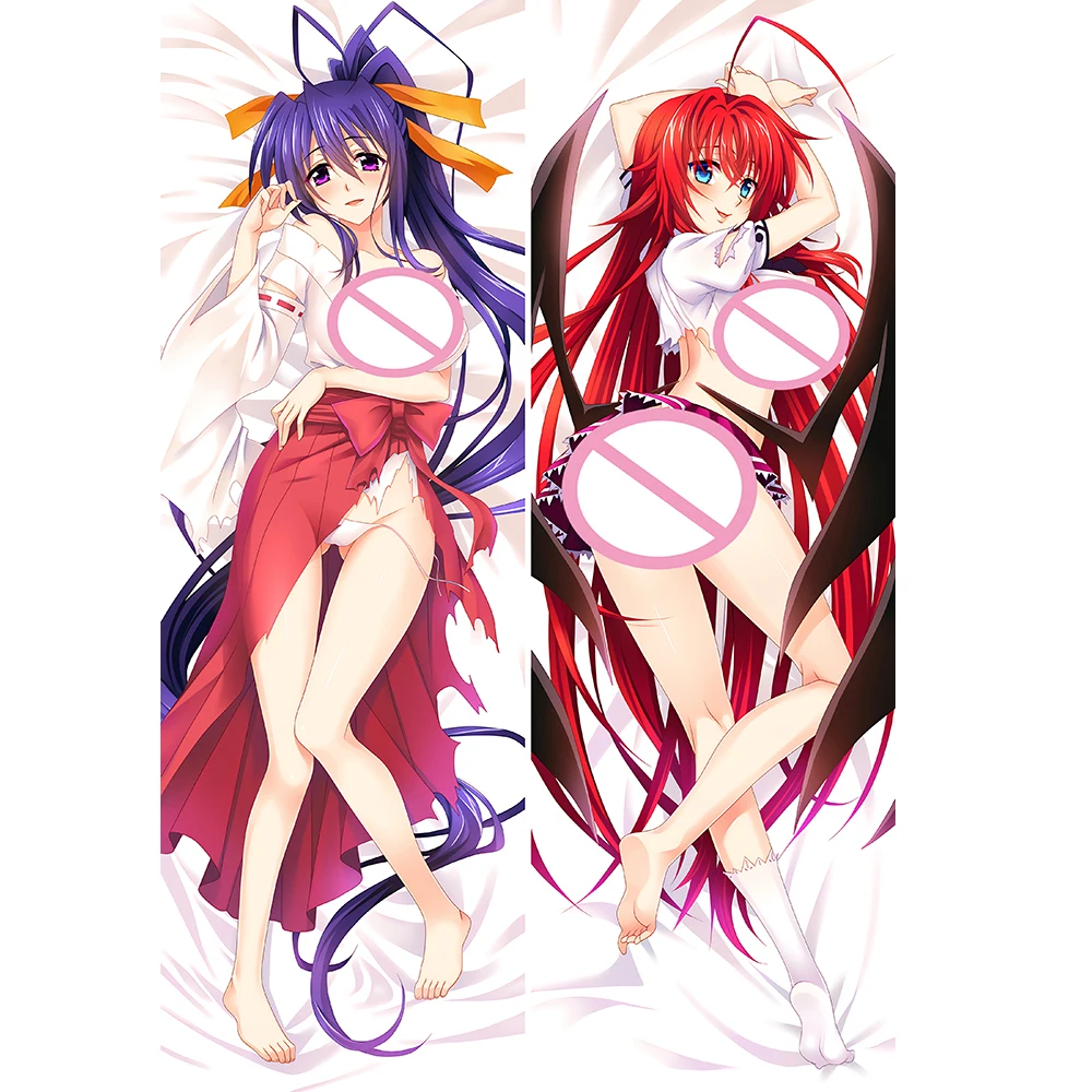 Middelbare School Dxd Himejima Akeno Dakimakura Anime Kussensloop Cartoon Fullbody Kussenhoes Dubbelzijdig Bedrukt Kussensloop