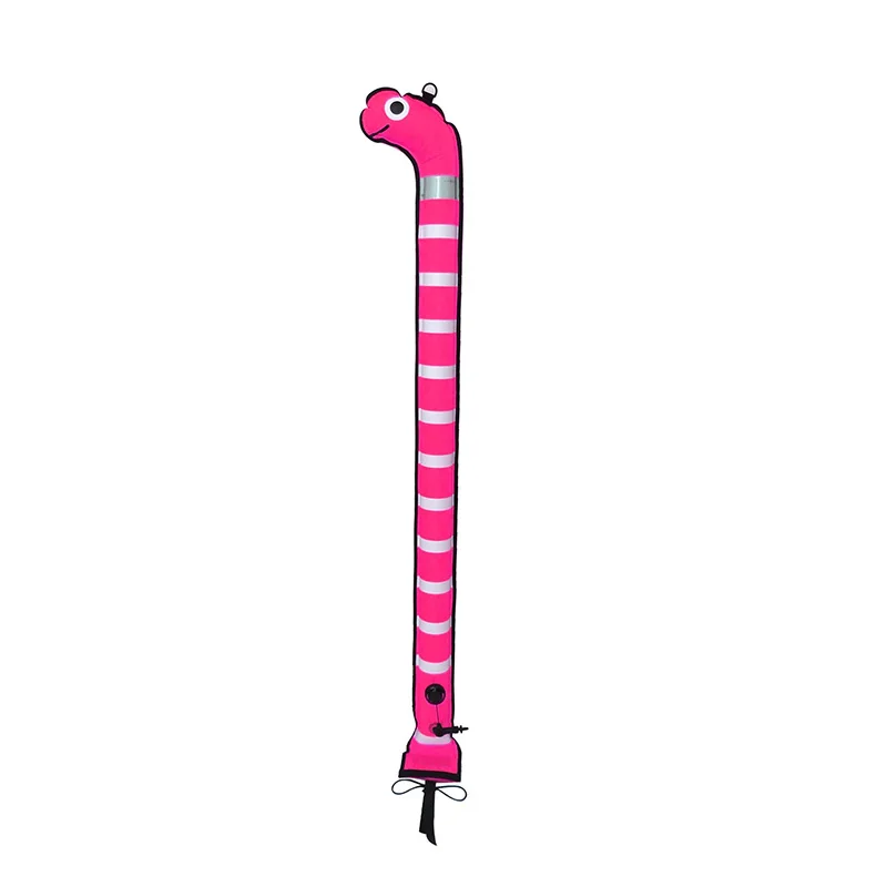 

180*15CM Cartoon Eel Underwater Safety Scuba Surface Marker Buoy Diving SMB for Deep Diving Snorkeling