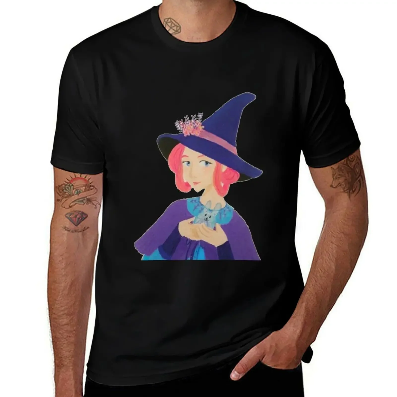 Pastel Witch T-Shirt baggy shirts essential t shirt funny shirt cotton mens vintage t shirts