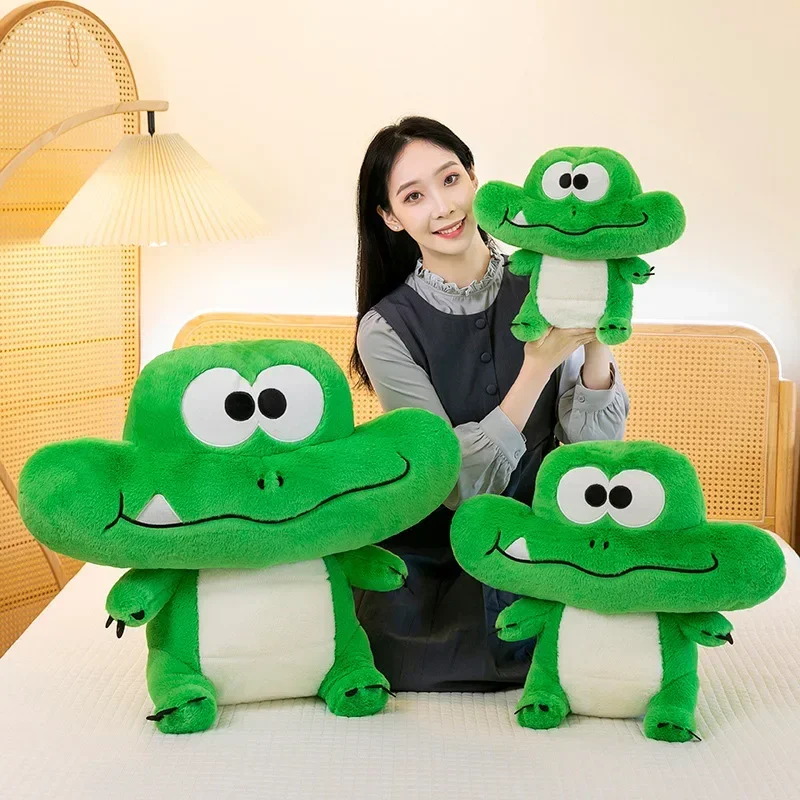 

30-50cm Popular Kawaii Crocodile King Doll Cute Crocodile Doll Creative Plush Toy Pillow Children's Birthday Gift