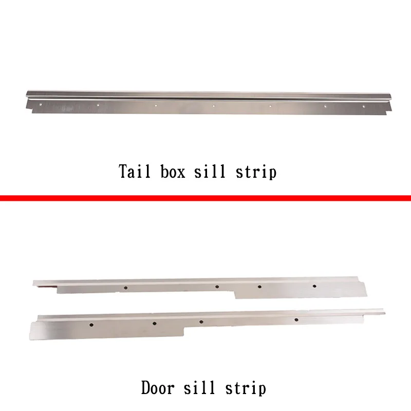 Car Inner Threshold Pedal Rear Bumper Foot Plate Trunk Door Sill Guard Trim For Land Rover Defender 2004-2018 Car Accessories