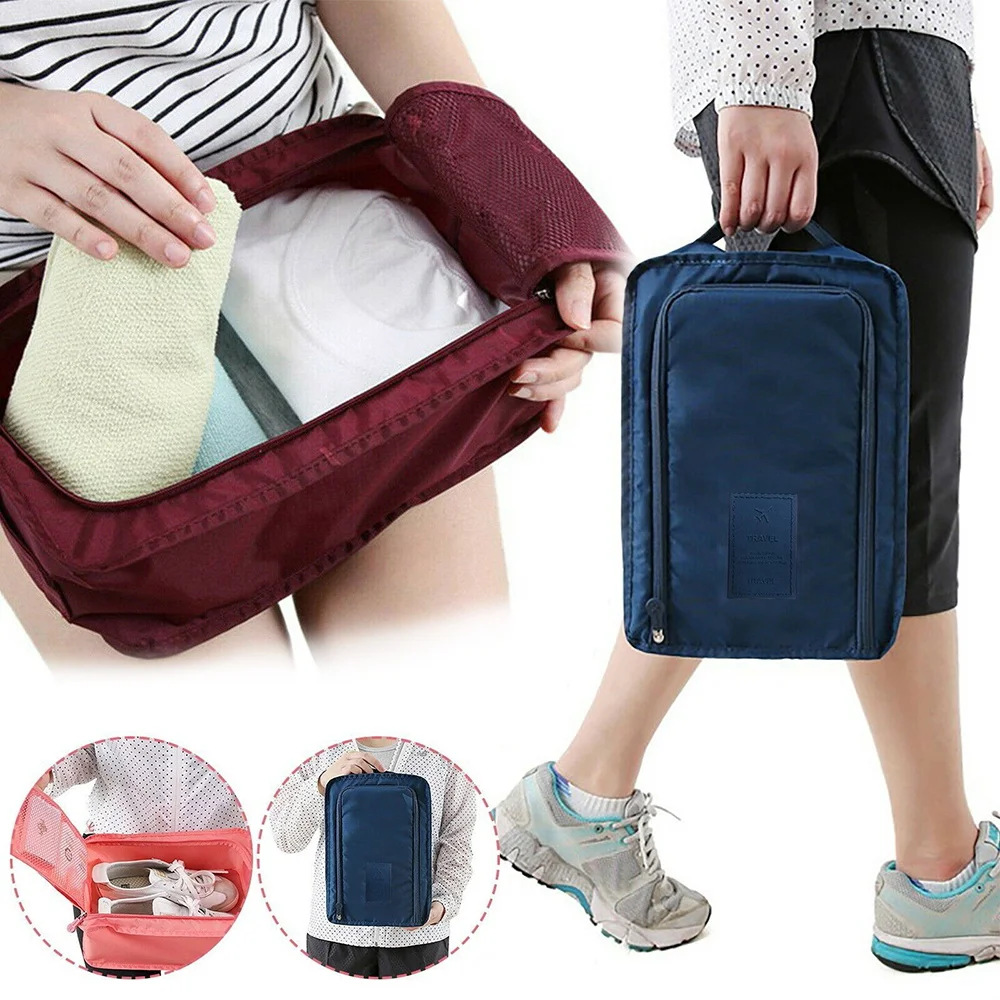 4 Colors Multi Function Portable Travel Storage Bags Toiletry Cosmetic Makeup Pouch Case Organizer Travel Shoes Bags Storage Bag