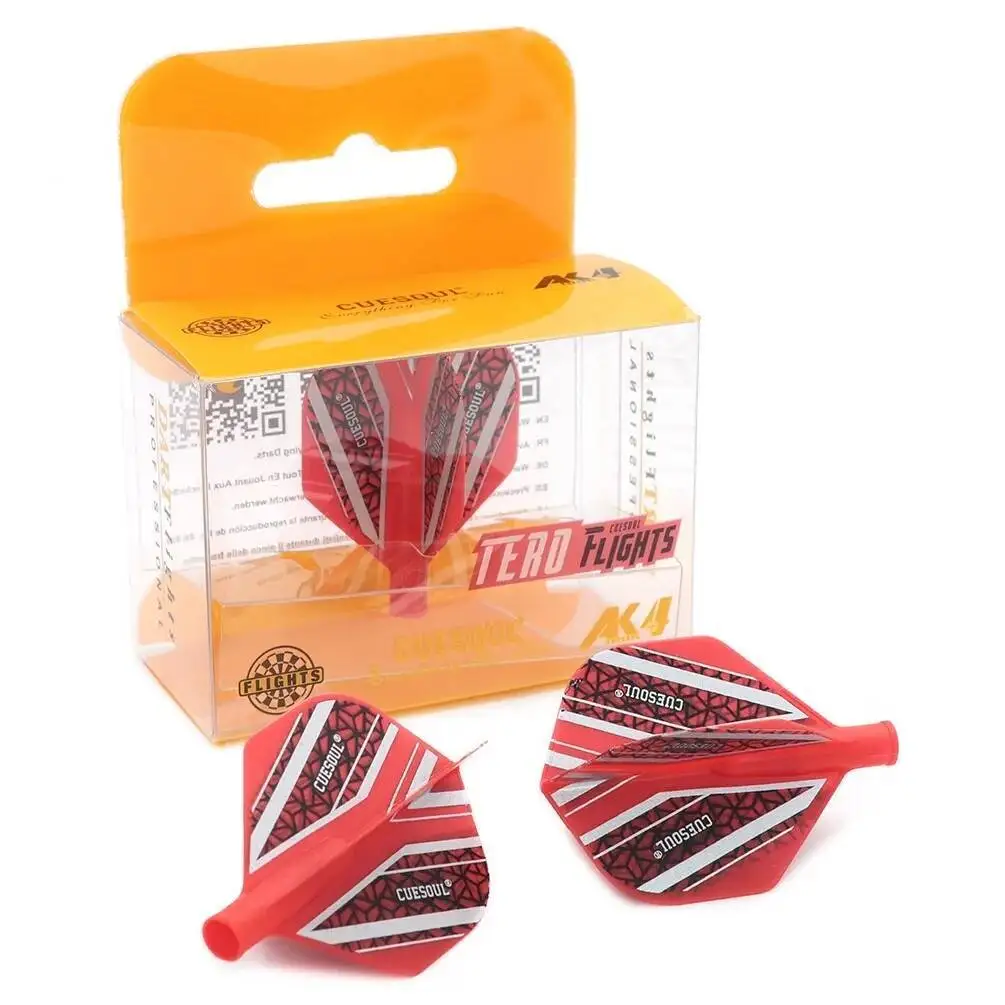 

CUESOUL Дартс-штифт для полетов и валов, запуск дротиков AK4, стандартная форма, серебристый и черный узор