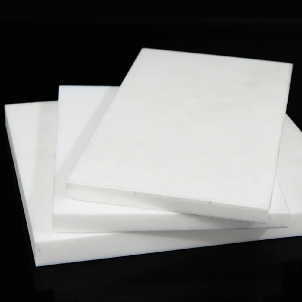 1pcs Thickness 1/3/5/6/8/10*200*200MM PTFE Sheet PTFE PlateBoard  Block Polytef Plate Anti-Corrosion