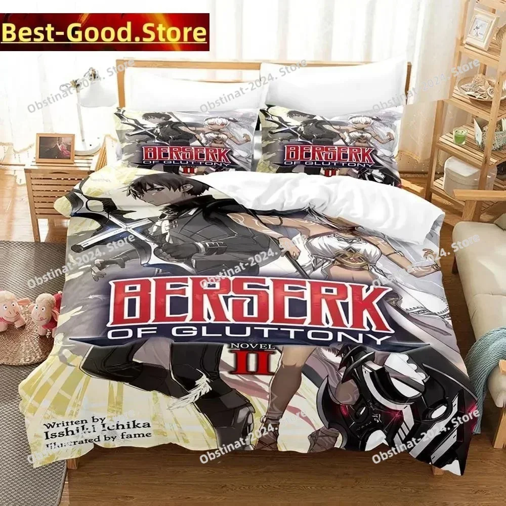 3D Fashion Anime Berserk Bedding Set Printed single Comforter Quilt Bed Cover Duvet Cover Pillow Case 3 Pieces Kids Adult Size