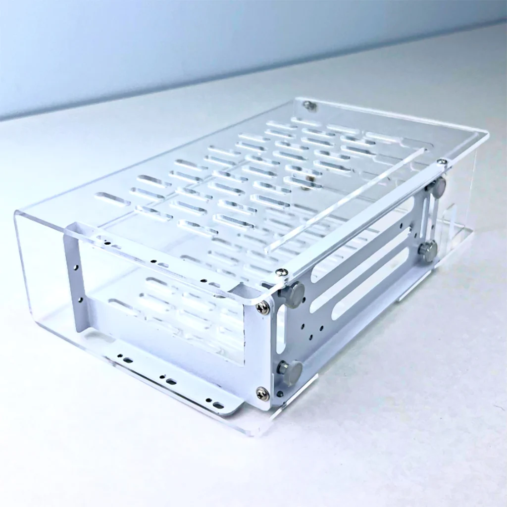 EGPU Laptop Externe Grafikkarte Metallhalterung + Acrylrahmen Videokarten GPU-Dock-Halter für Oculink Externes PC-Gehäuse – Detail 6