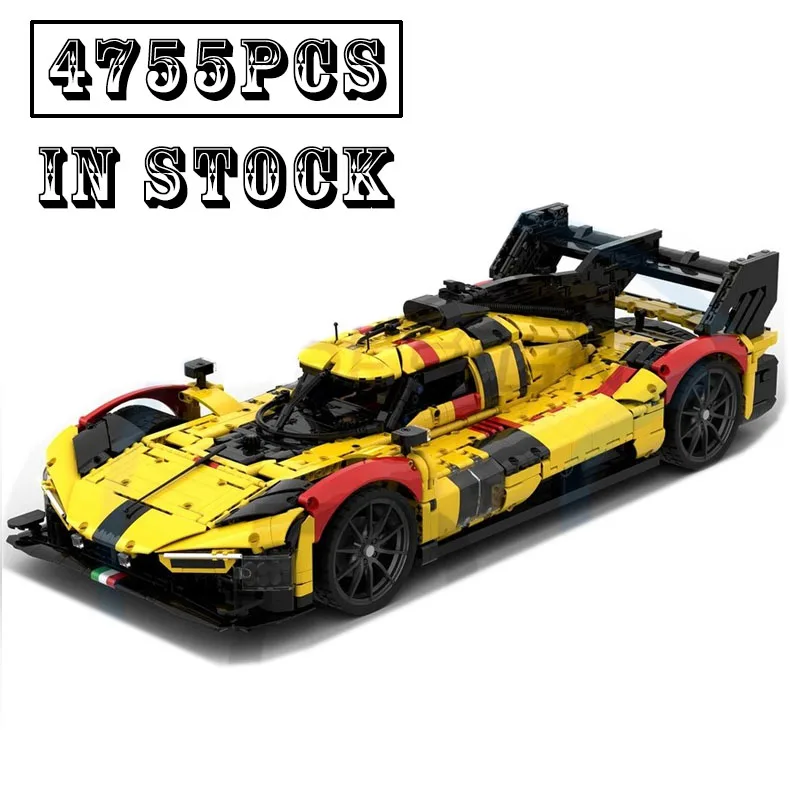 

Новый технический конструктор MOC-241130 Hypercar 499P AF Corse №83 в масштабе 1:8, модель суперкара, строительные блоки, игрушки, подарки на день рождения для мальчиков