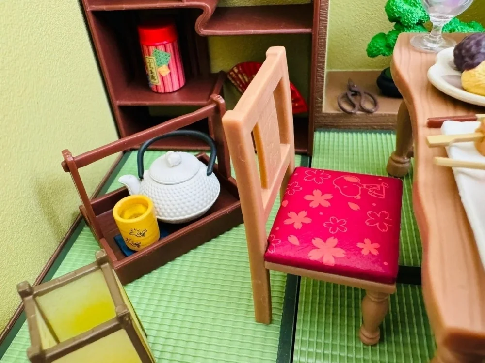 حقيقية إعادة النقل مشهد مصغر سنوبي و كيساتين اليابانية مقهى الشاي متجر الحلوى اللعب بقعة الحلي صندوق أعمى هدايا مخصصة