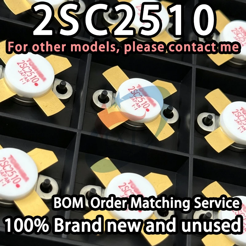 【100% Brand New】2SC2510 TO-59 Rf Power Transistor NPN 150W PEP 28V 2-30MHz Single Sideband (SSB) Shortwave Radio Amplifier Tube