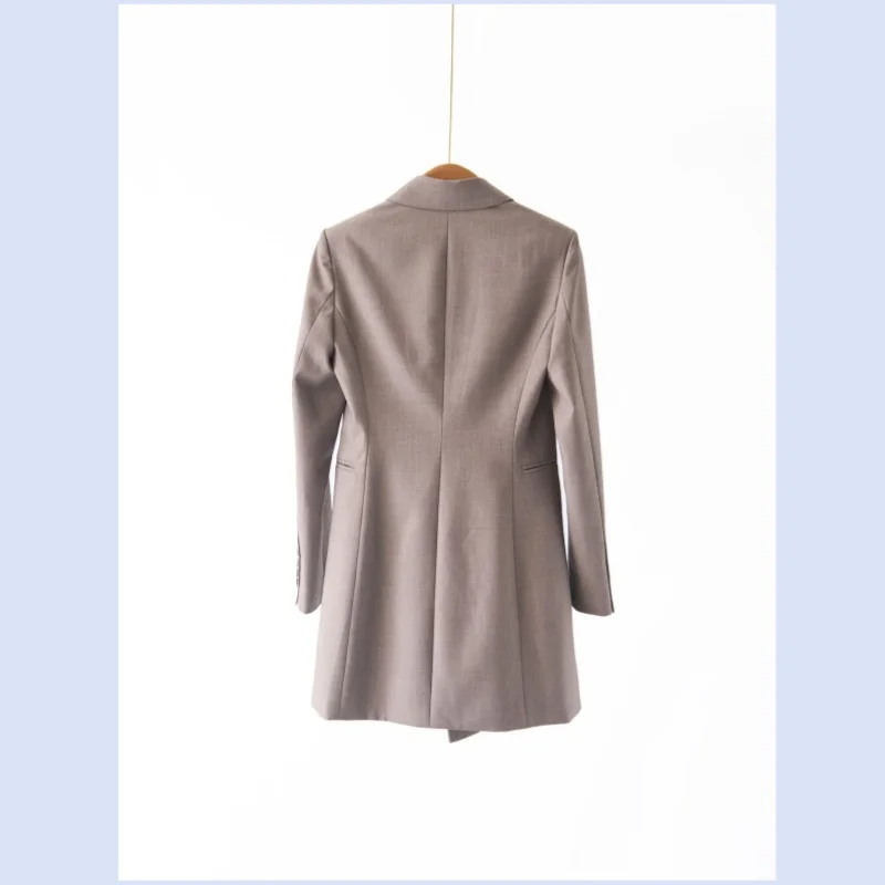 25-letnia jesień nowa elegancka i szykowna, luksusowa marynarka z spódnicą i kurtką typu wiatrówka