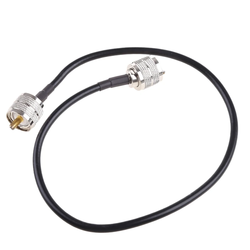 Cable coaxial PL259 (UHF) macho a macho para radio CB, analizador antena, medidor SWR