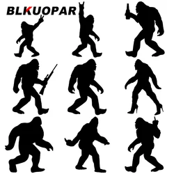 BLKUOPAR Sasquatch Monkey Silhouette Car Stickers Die Cut Occlusion Scratch Decals Trunk Motorcycle Decor Graphics Car Styling