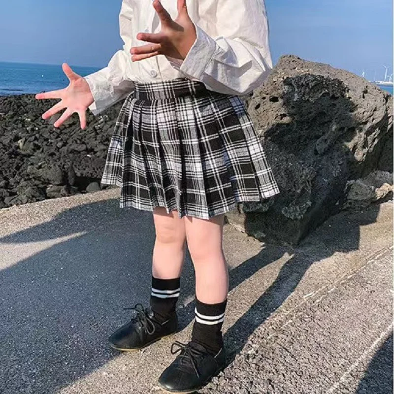 クラシックな女の子の大学スタイルのスーツ,春と秋の服,コートとプリーツスカートの組み合わせ