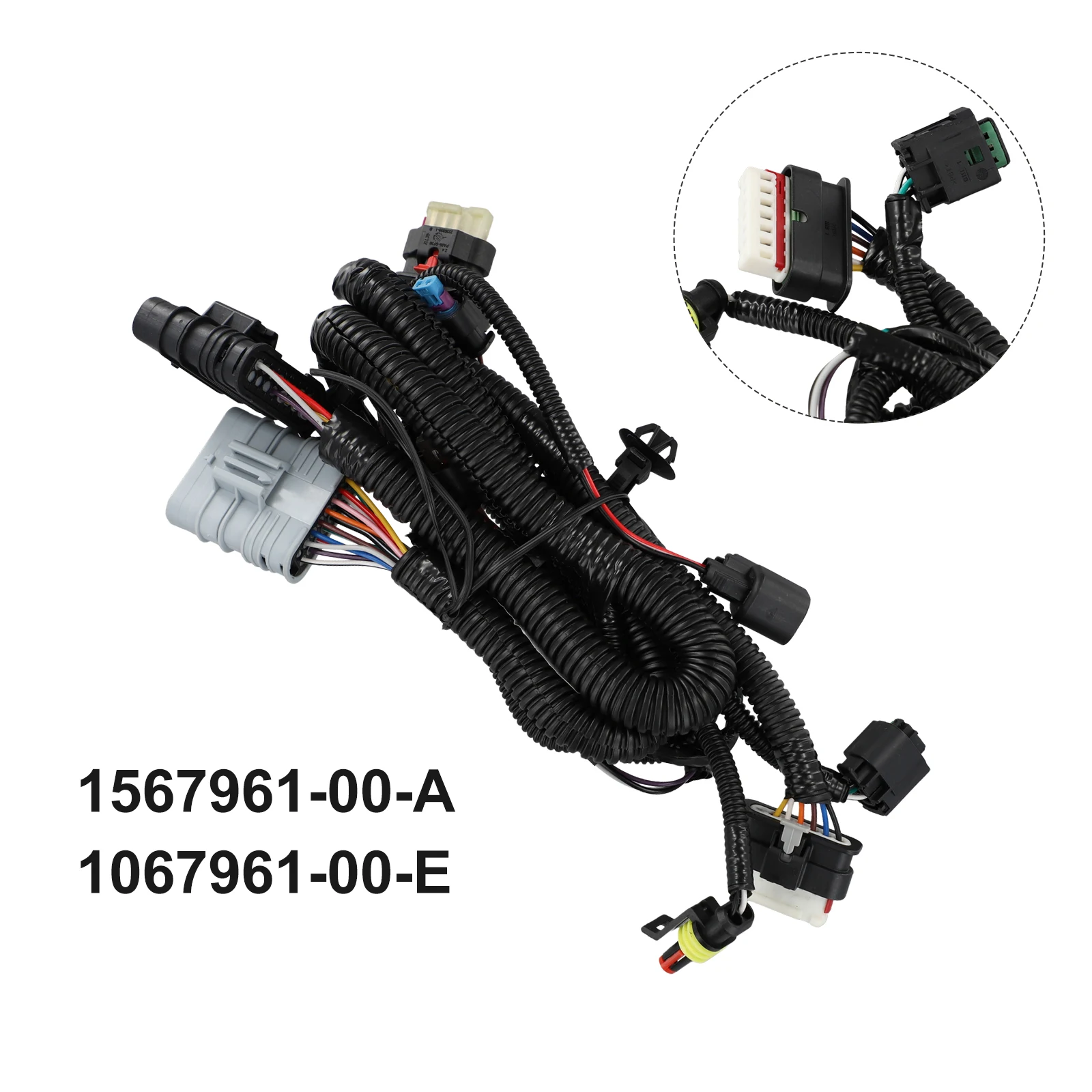 

Car Wiring Harness Radiator Fan Harness 1567961-00-A 1067961-00-E Black Direct Replacement Easy Installation Durable New