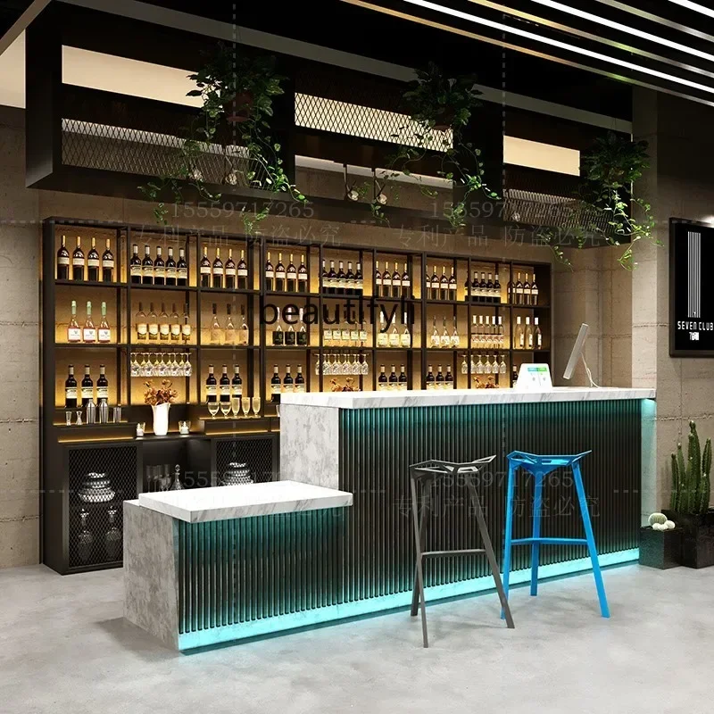 ss L178ss newBar Cabinet Locker Wine Rack Wall Wine Bottle Storage Rack Iron Restaurant Sideboard Cabinet Storage Rack