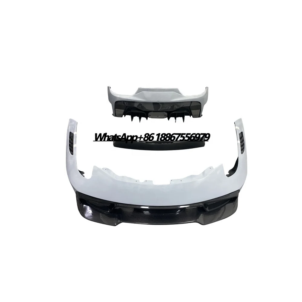 

High-quality Front Lip Front Bumper Edge Spoiler Rear Wing for Ferrari 458 Body Kit Side Skirts Rear Diffuser Spoiler