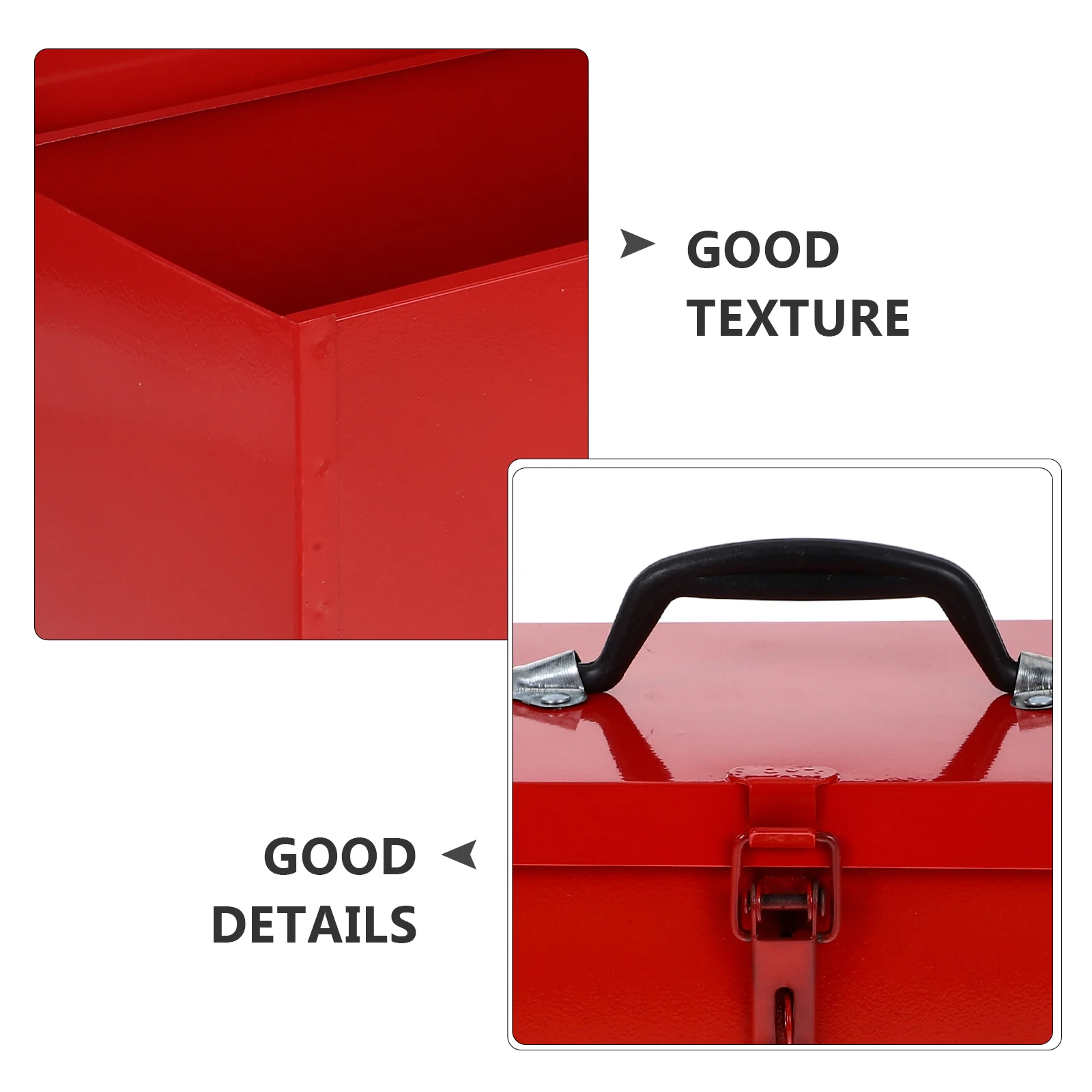 

vintage Iron Sheet ToolBox Portable Tool Storage case kit Metal Wardrobe Small Jewelry Treasure with lock multiuse home tool box