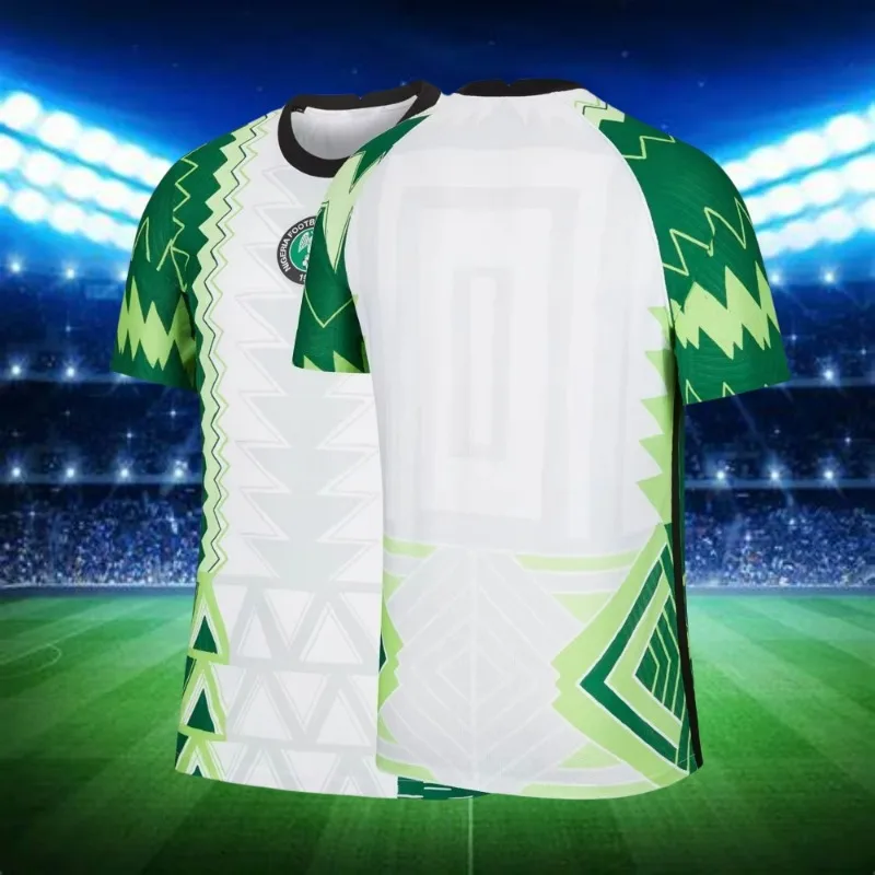 

New Nigeria 2024 Away Jersey Men Women Shirts Sports Casual 3D Printed Breathable Quick-Drying Oversized Clothes