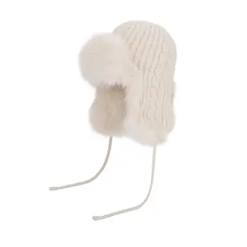 6 最佳銷售 女士帶護耳的冬季帽子 - №4