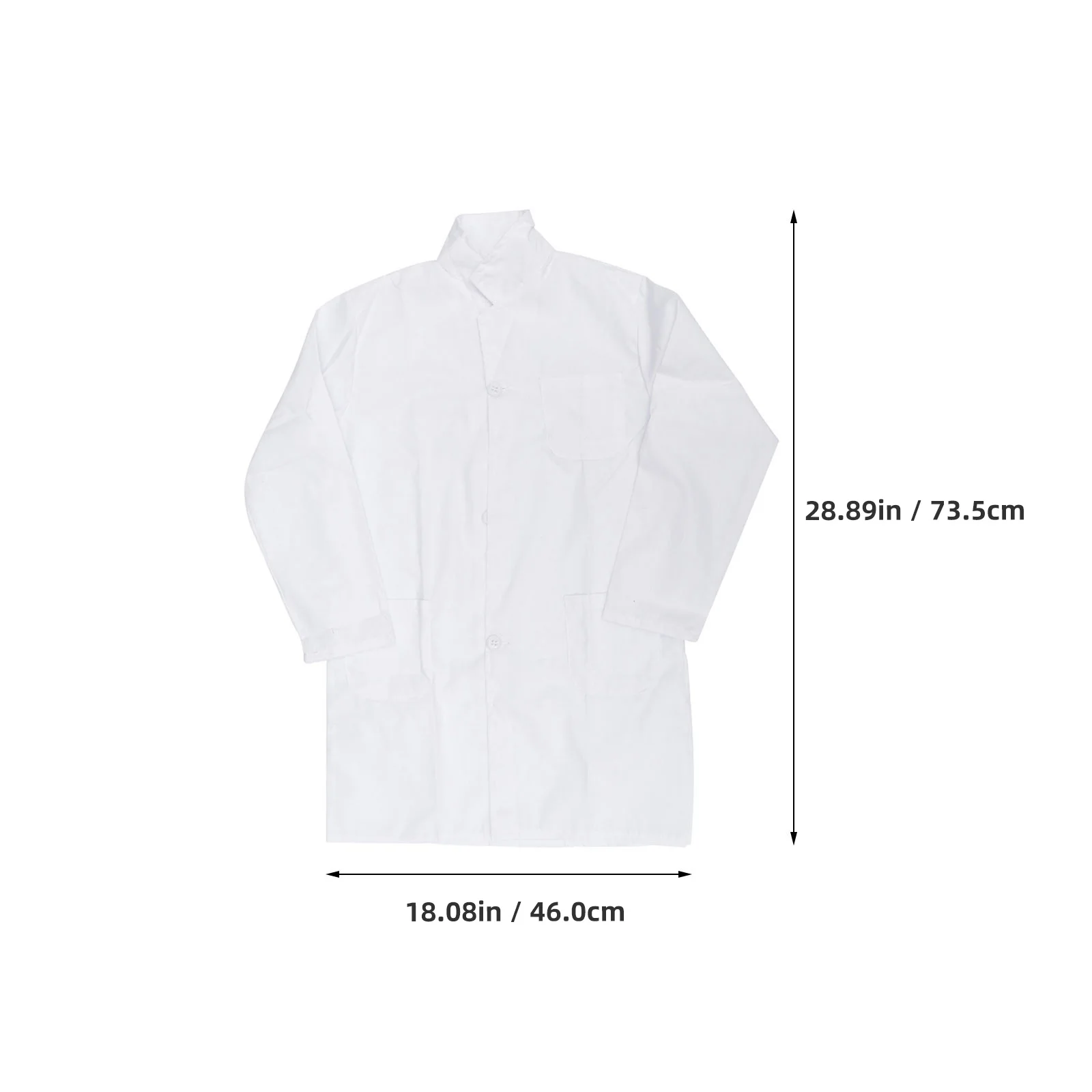 Bata de laboratorio para niños, abrigos blancos finos, ropa para niños, vestido de laboratorio, uniforme de Cosplay de Doctor