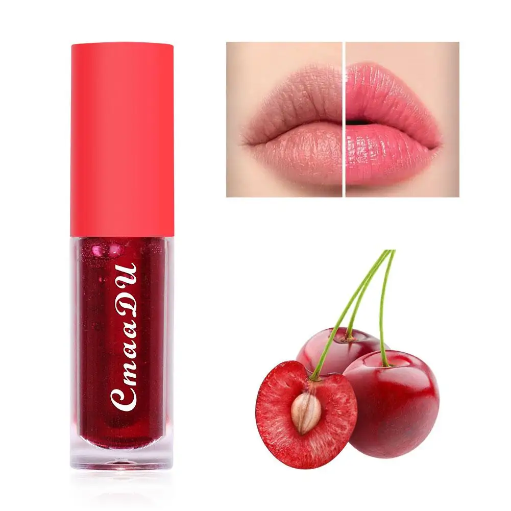 6 Farben/Set wechselnde Lippen öl glasur feuchtigkeit spendender Glanz Lip gloss natürliche dauerhafte Feuchtigkeit creme reduzieren Lippen linien pflegende Lippen pflege