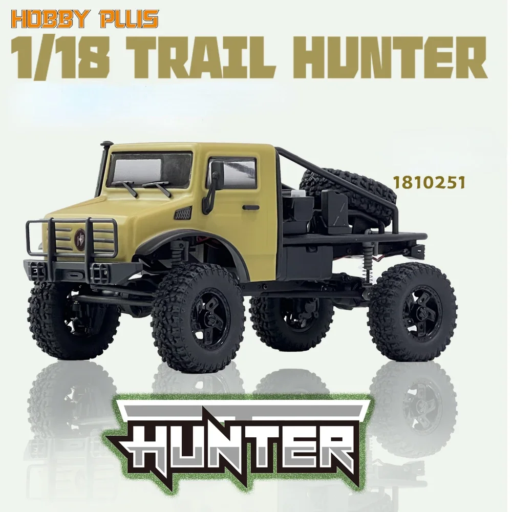 HOBBY PLUS CR18P Trail Hunter 1/18 RC samochód wspinaczkowy samochód gąsienicowy półciężarówka elektryczny zdalnie sterowany model zabawki dla