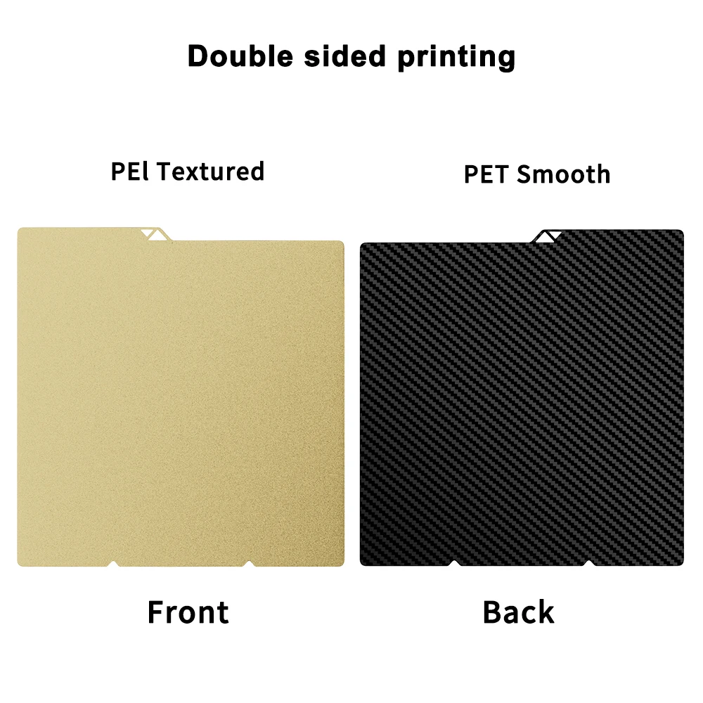 Für Anycubic Kobra S1 Plate Pei Sheet 264x276mm Strukturierte Kobra S1 Combo Build Plate Doppelseitiges Peo Pet Pey Kobra S1C Bett