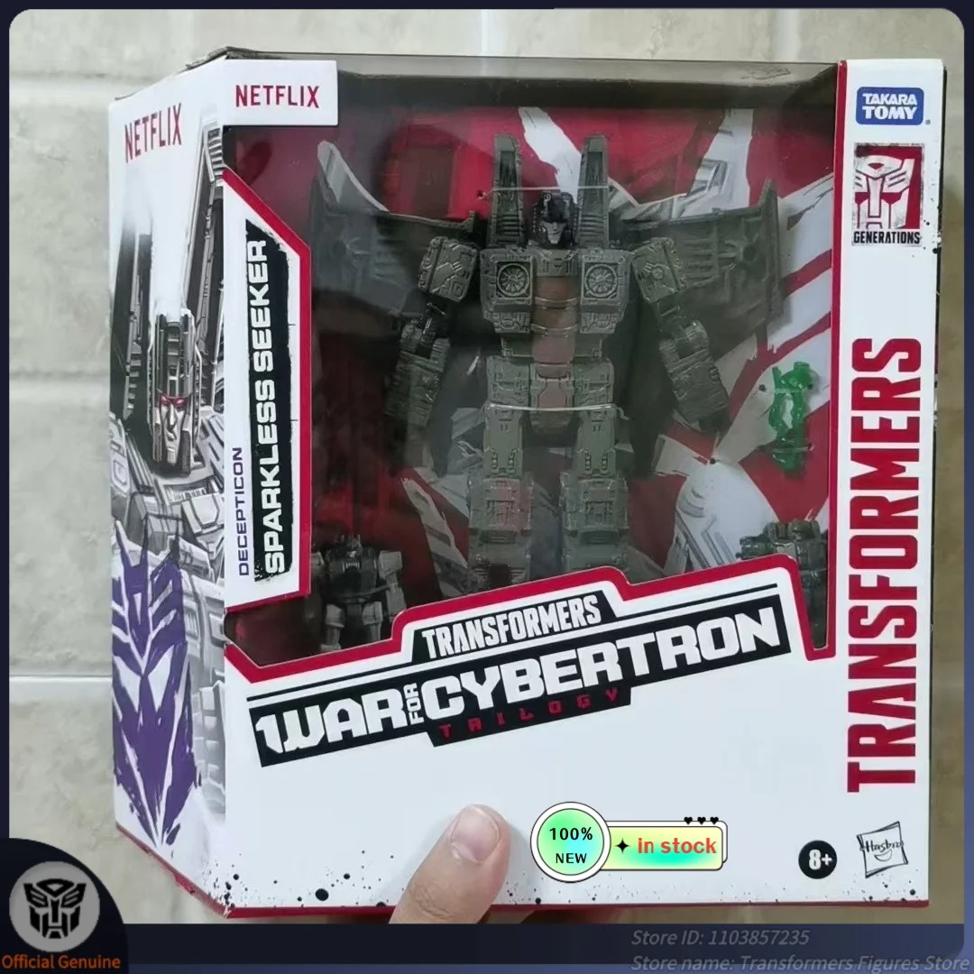 العلامة التجارية الأصلية الجديدة محول ألعاب روبوتية G سلسلة Netflix Starscream G1 فيلم الكرتون عمل الشكل أنيمي المنقولة نموذج الهدايا