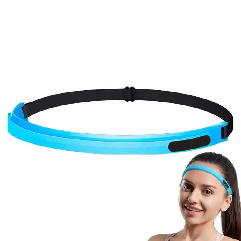 

Sports Headbands Sweatband Headwear Silicone Grip Elastic Headband Non-Slip Thin Hairbands