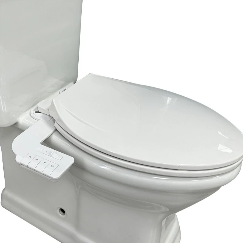 Ultra Thin Smart Bidet Attachment One Button Quick Release Toilet Seat Washer Easy Install Intelligent Control Feminine Wash