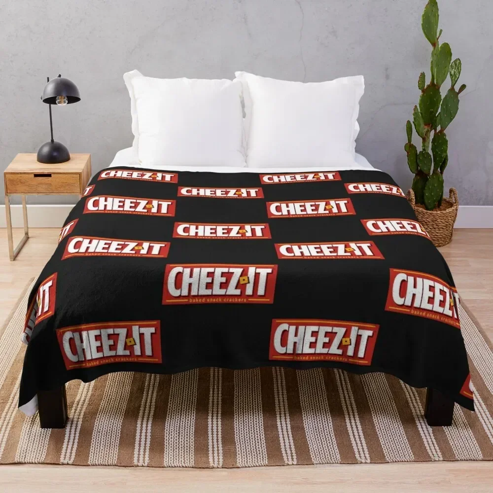 Cheez It Logo Throw Blanket warm winter Sofas Heavy bed plaid Blankets