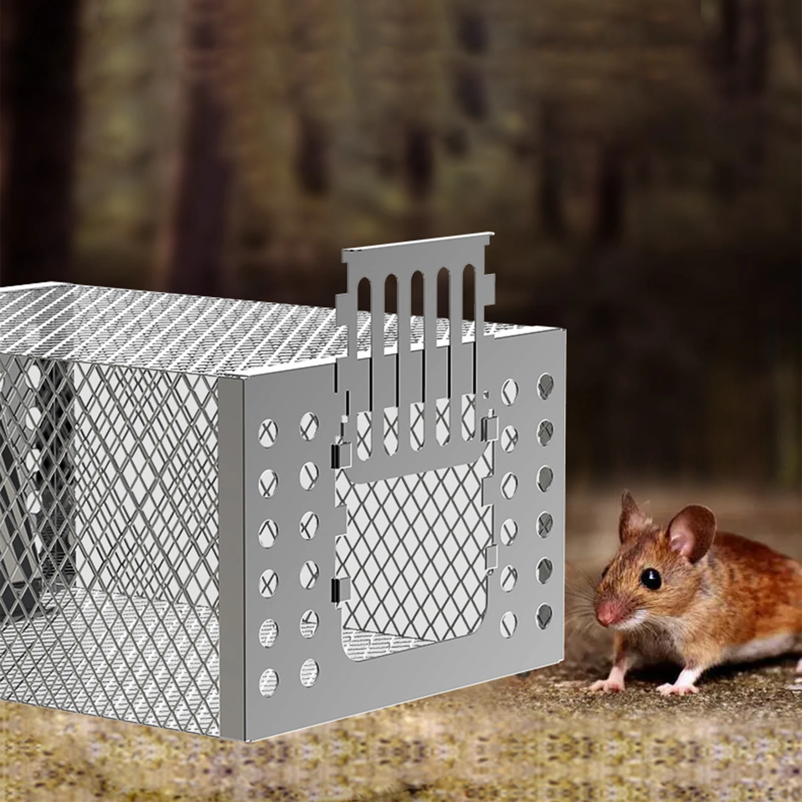 

Home Garden Mousetrap Cage Mousetrap Rodent Rodent Trap Indoor Outdoor Automatic Continuous Cycle Mousetrap Safe and Harmless