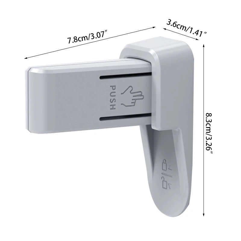 Cerradura palanca puerta Universal, perilla puerta para cerradura protección, manija puerta a prueba bebés,