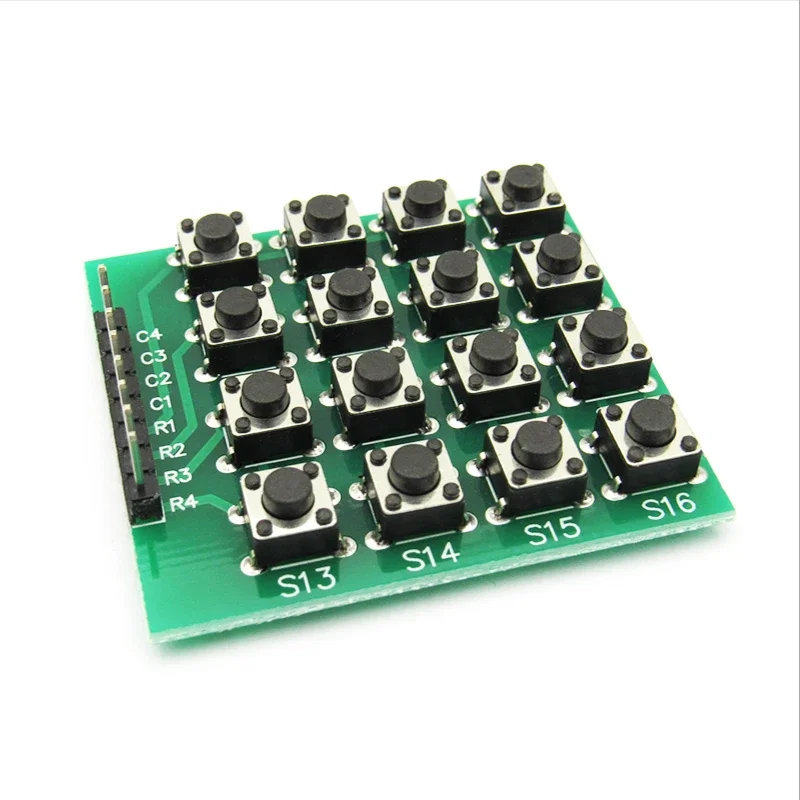 1PCS 8pin 4*4 4x4 Matrix 16 Keypad Keyboard Breadboard Module 16 Button Mcu for arduino Diy Starter Kit