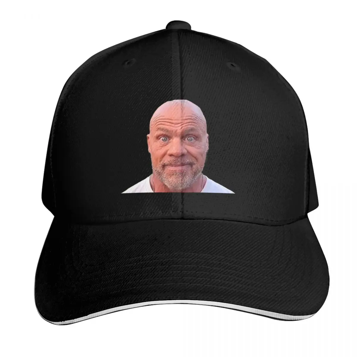 Kurt Angle 100 yard stare meme Baseball Cap Streetwear Hip Hop Trendy Vintage Retro Embroidered Lightweight Packable