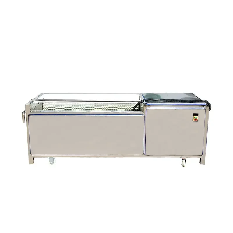 Durable and of high quality Horseshoe ginger oysters commercial brush roller cleaning and peeling machine sweet potato radish