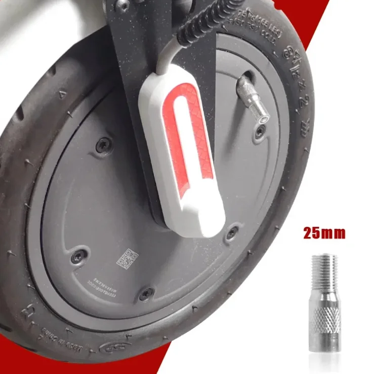 

For Xiaomi M365/1S/PRO/PRO2 MI3 Max G30 Electric Scooter - Extension Air Valve, Motor Front Wheel Inflatable Air Nozzle Parts