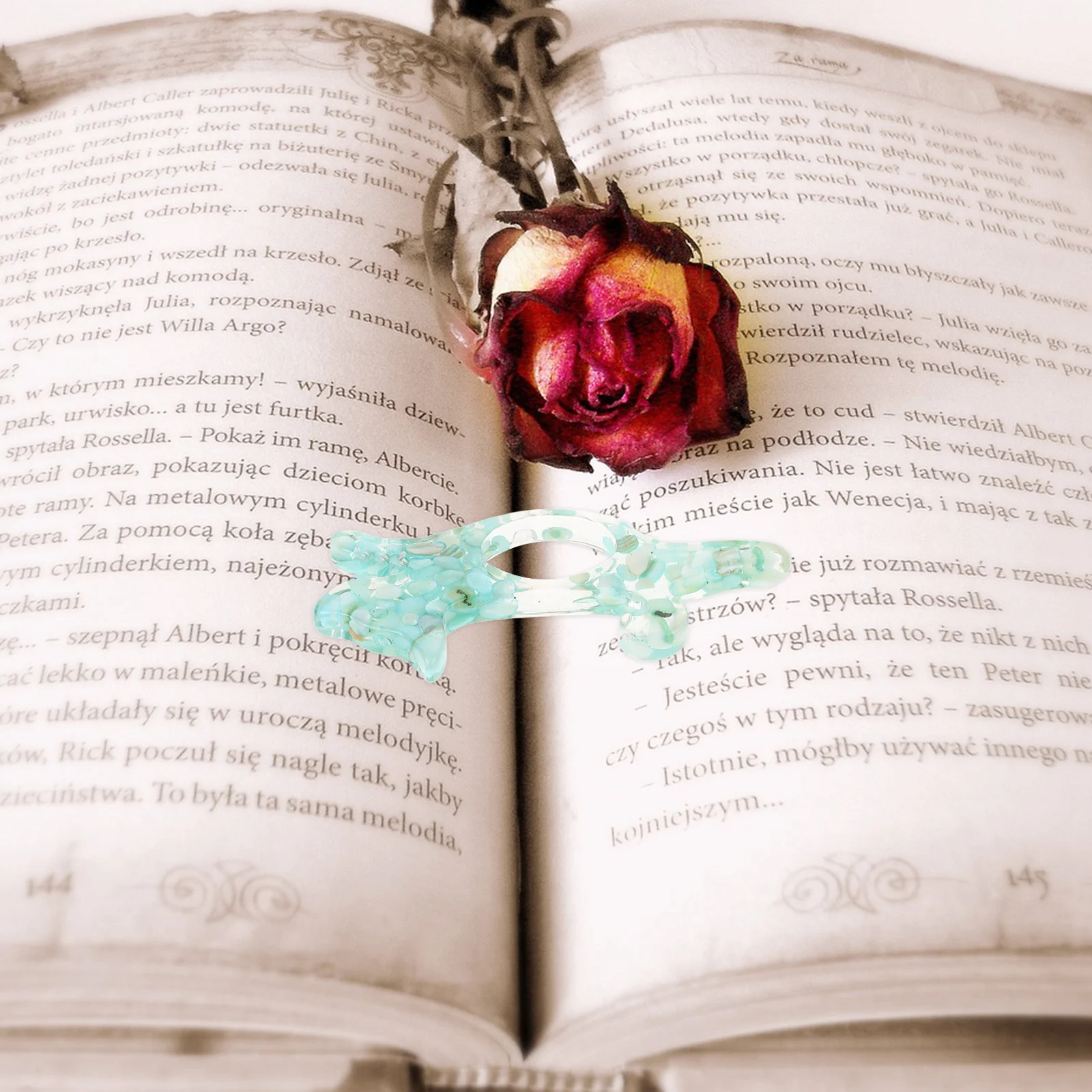 

Professional Thumb Ring Page Holder Dog Shaped Portable Reading Aid Book Page Holder Bookmark for Book Lovers Reading Supply