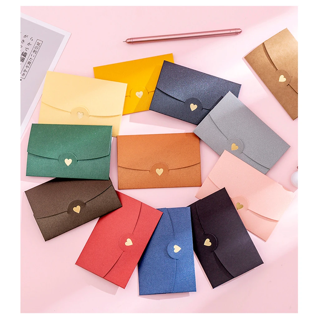 Birthday Romantic Paper Envelope Vintage Wedding Gift Cards Envelopes