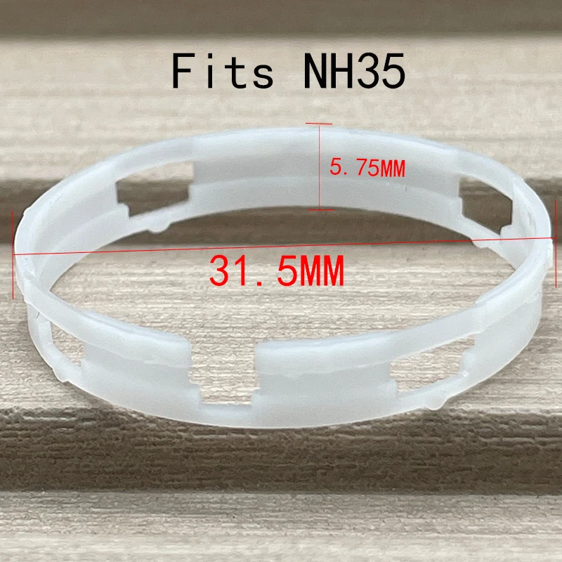 Plastic Ring Inner Cover Movement Spacer Ring for NH35 movement 41MM Watch Case Accessories