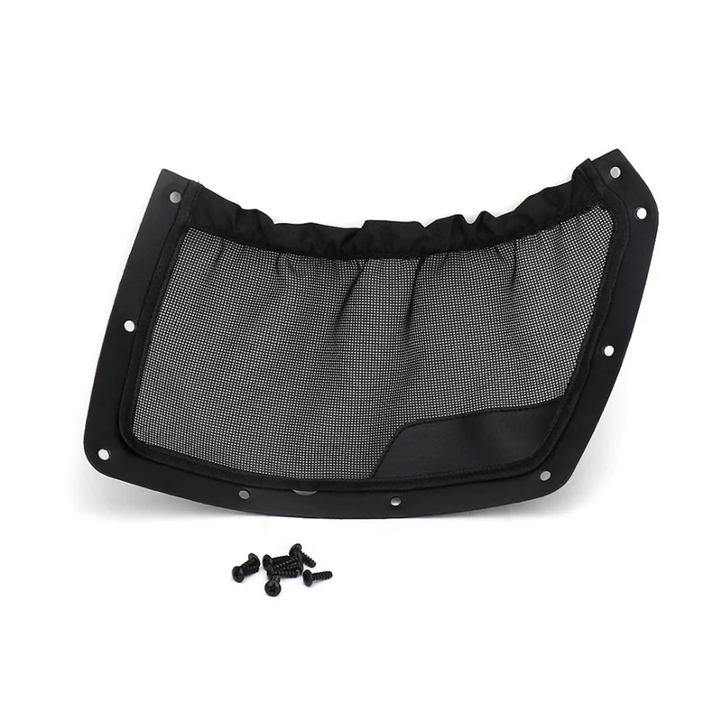 UTV Front Seat Back Storage Pocket Net Cover Rear String Bag Mesh Holder Black For Can-Am Defender HD7 HD8 HD9 HD10 MAX