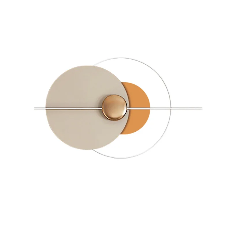 

Nordic sofa background wall hanging, light luxury living room wall decoration, modern simple bedroom dining room iron decorat