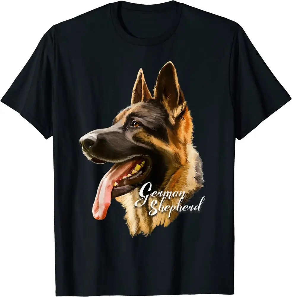 German Shepherd Sharp Dog T-Shirt Size S-5XL Anime Graphic T-shirts for Men Clothing Women Tees