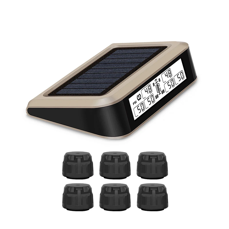 Promotion Original CAREUD T601 Tpms 6 External Sensor Truck Trailer RV Wireless Tire Pressure mon itoring System