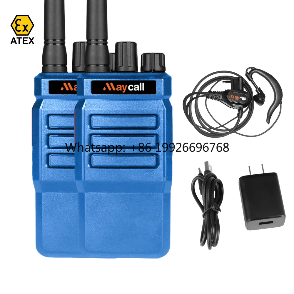 Hot Sale  MC-12+EX Long Range 3-15km 3W Output 2000-2500mAh Battery Handheld IP67 Mini ATEX IECEX ROLA Walkie Talkie